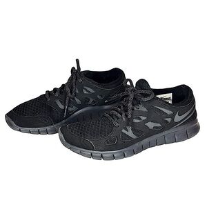 Nike Free Run+2 Black Women’s Running Shoes Sneakers